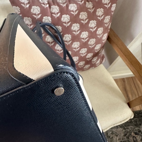 Kate Spade Navy and Cream Striped Purse - Picture 8 of 11